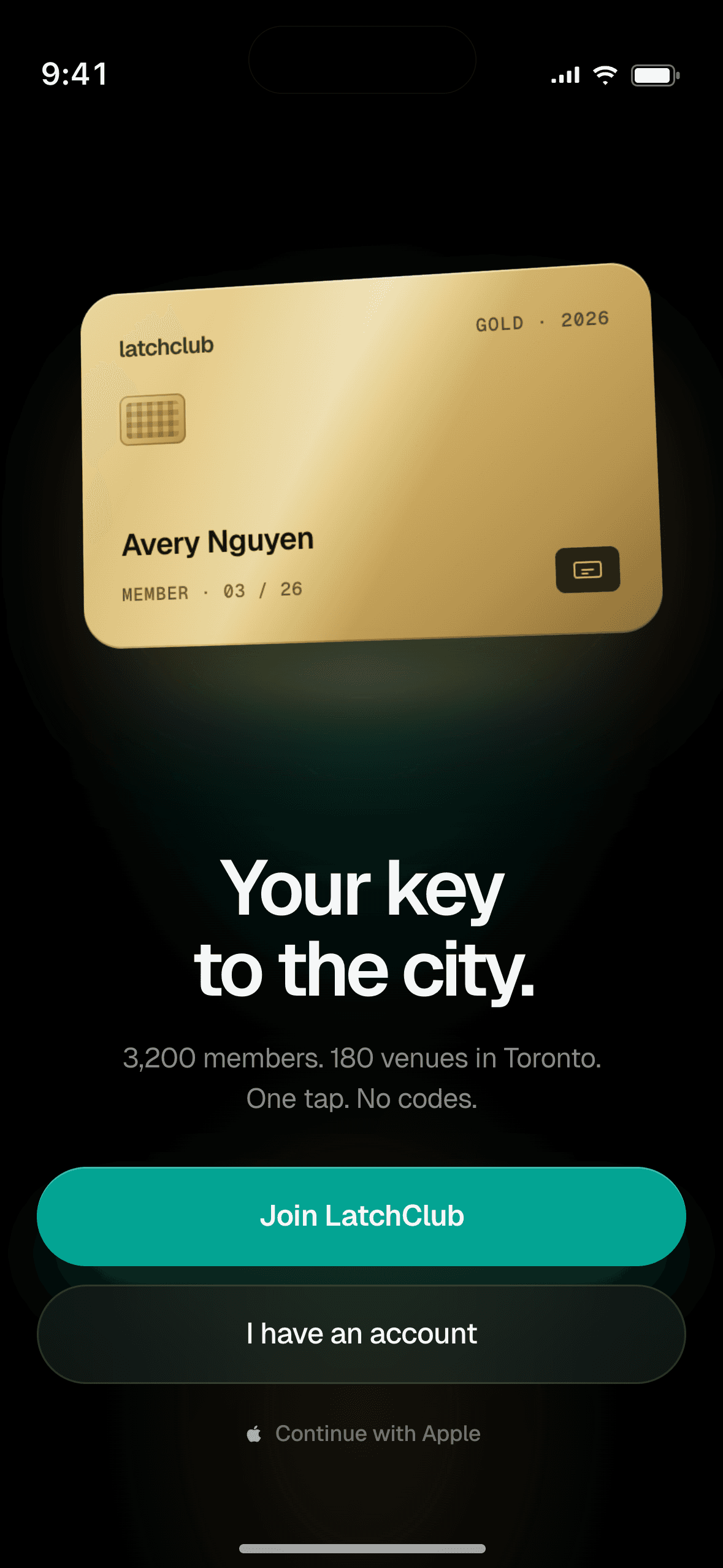 LatchClub — Join