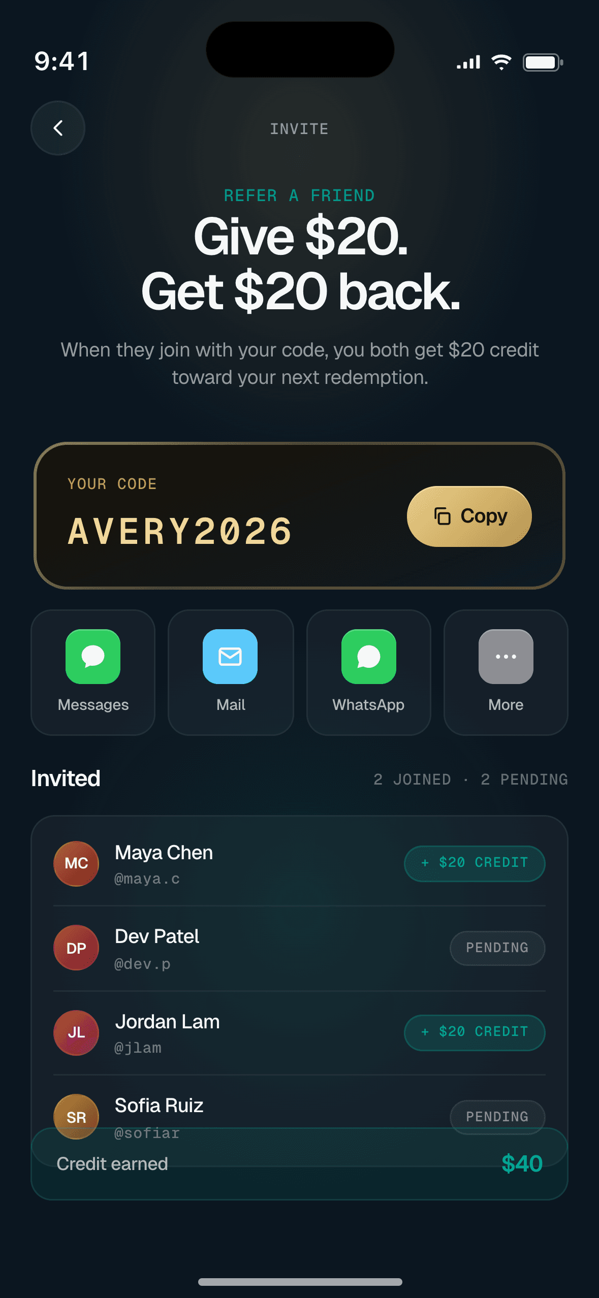 LatchClub — Share
